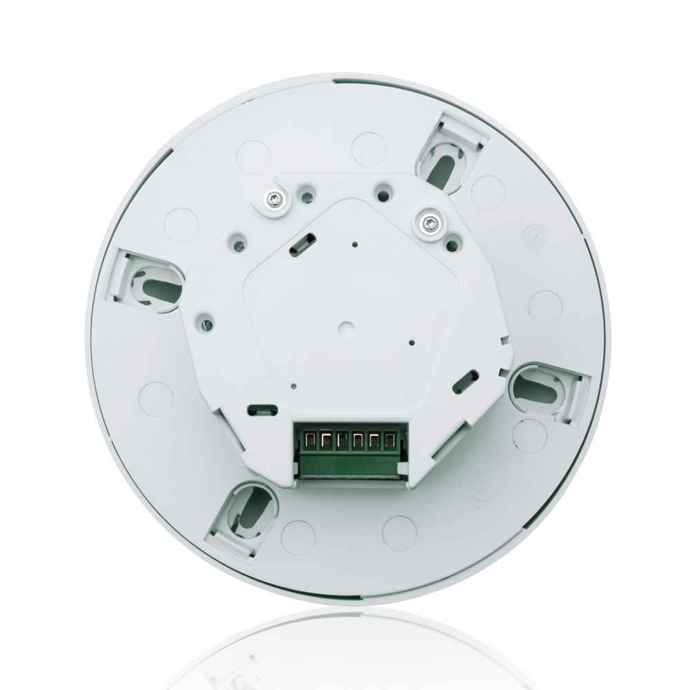 Leviton ODC05-UDW Provolt™ Occupancy Sensor lighting control, Line Voltage, 8'-12' Ceiling Mounted, Ultrasonic Sensor 500 sq ft, Daylighting, Auto-Calibration, 120-277V AC/CA 50/60HZ. UL/CE, RoHS & CEC Title 20/24 compliant. Color: White.